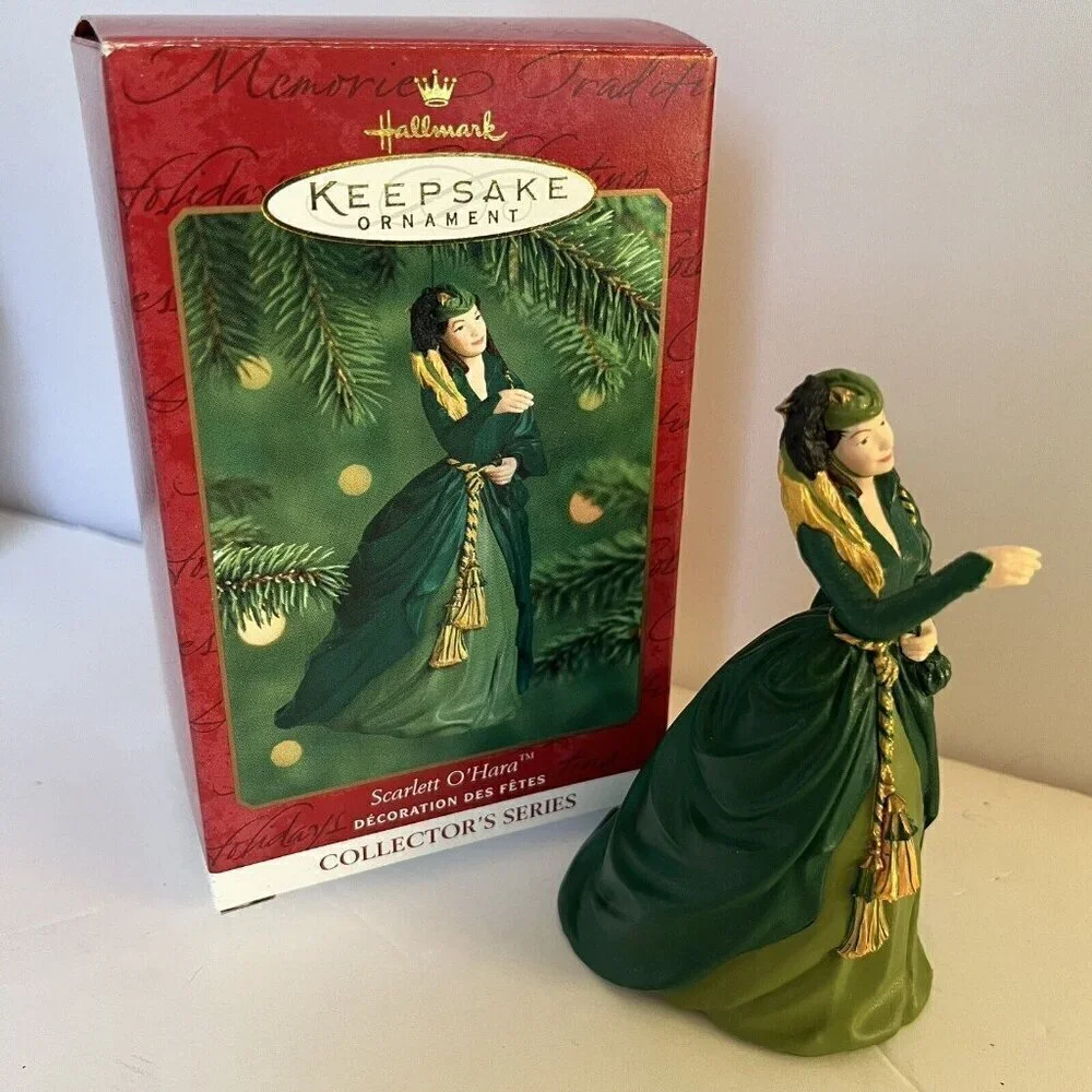 Hallmark Keepsake Ornament Scarlett O'Hara Gone With The Wind Set of 4 in Box